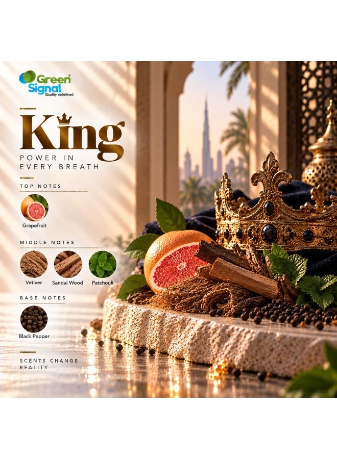Green Signal King Fragrance Oil 500ml – Luxurious & Bold Scent for Diffusers & Humidifiers – Long-Lasting Concentrated Aroma - Image 2