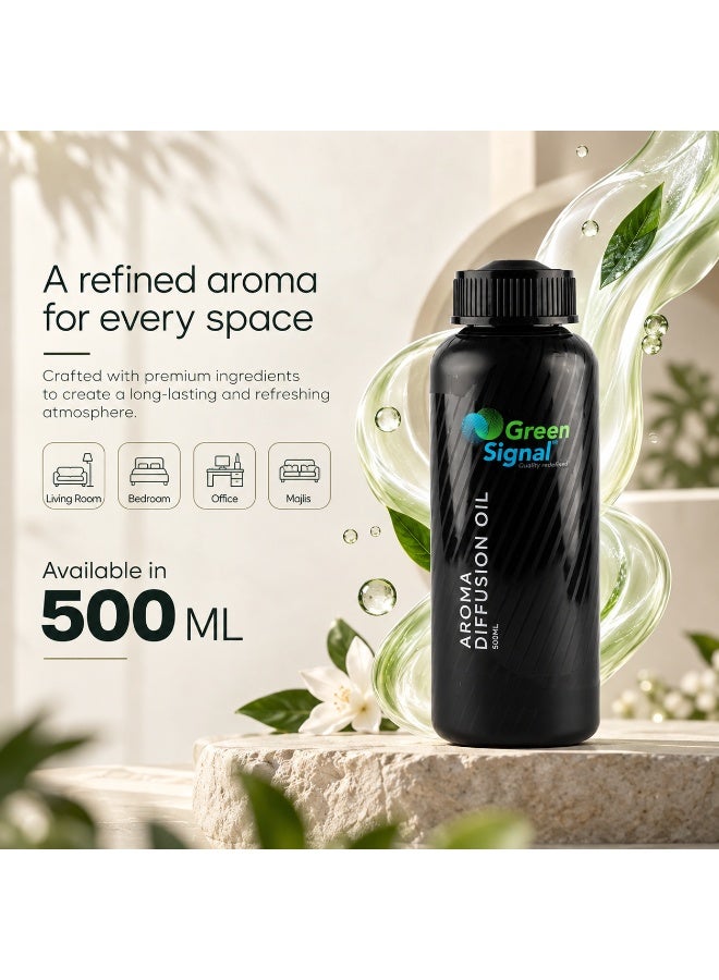 Green Signal King Fragrance Oil 500ml – Luxurious & Bold Scent for Diffusers & Humidifiers – Long-Lasting Concentrated Aroma - Image 5