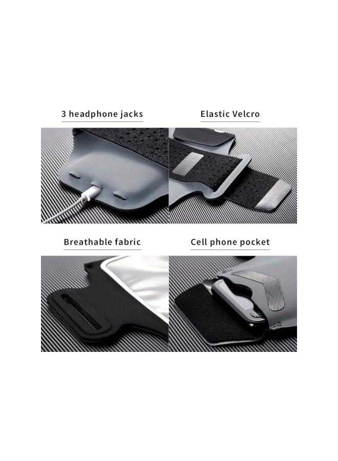 Green Tiger EWAN'S Waterproof Phone Armband Holder for Running, Adjustable Strap with Key Pocket, for iPhone Pro Max/12/13/14, Galaxy S20/S21, Note 20/21, for Gym, Walking, Workout, Exercise Gear for Men & Women - Image 4