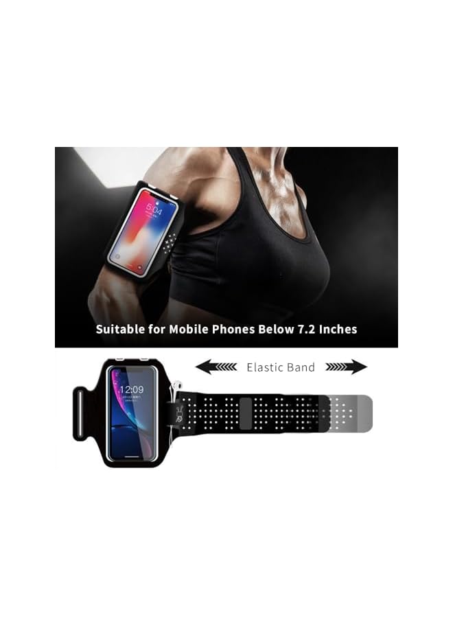 Green Tiger EWAN'S Waterproof Phone Armband Holder for Running, Adjustable Strap with Key Pocket, for iPhone Pro Max/12/13/14, Galaxy S20/S21, Note 20/21, for Gym, Walking, Workout, Exercise Gear for Men & Women - Image 2