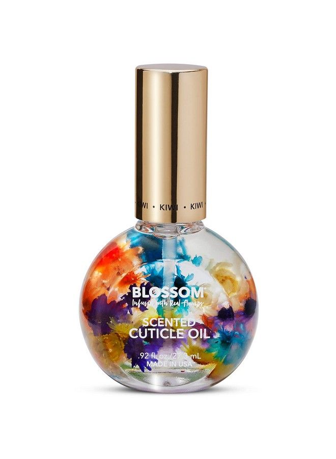 Blossom Hydrating Moisturizing Strengthening Scented Cuticle Oil Infused With Real Flowers Made In Usa 0.92 Fl. Oz Kiwi - Image 2