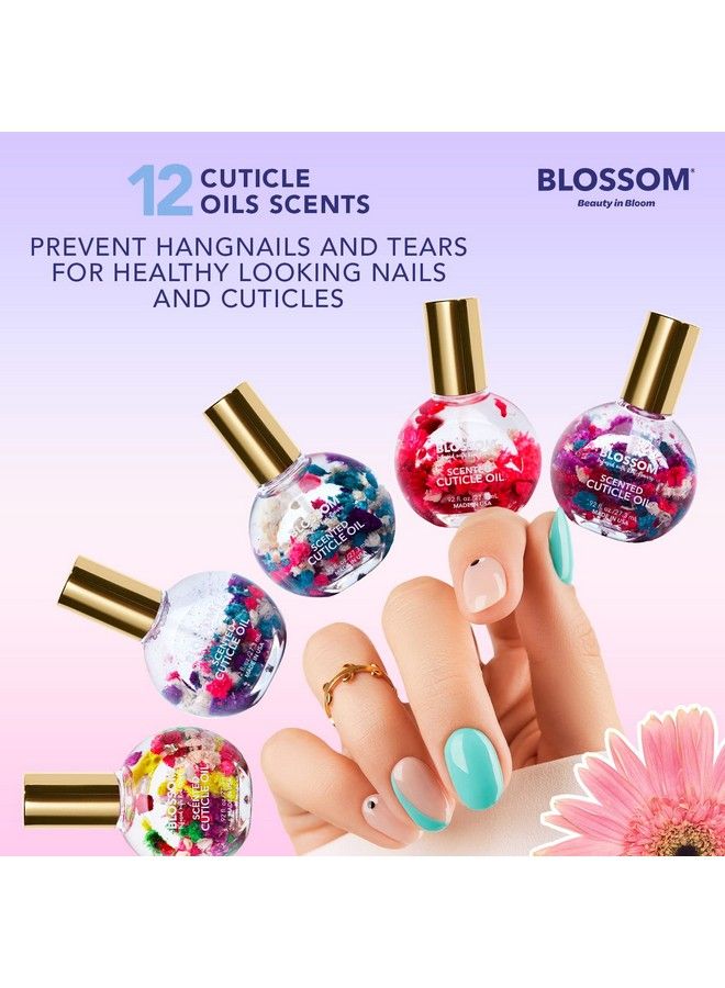 Blossom Hydrating Moisturizing Strengthening Scented Cuticle Oil Infused With Real Flowers Made In Usa 0.92 Fl. Oz Kiwi - Image 5