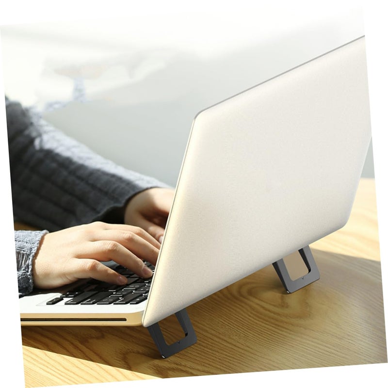 Foldable Vertical Laptop Stand 2 Pack Sturdy Ergonomic Riser For Desk And Travel - Image 5