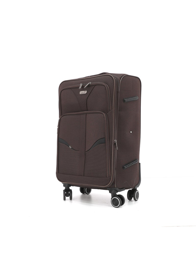 MELIFE 4 Piece Soft Luggage Set | 20", 24", 28", 32" | Lightweight Travel Trolley Bags | 360° Spinner Wheels - Image 2