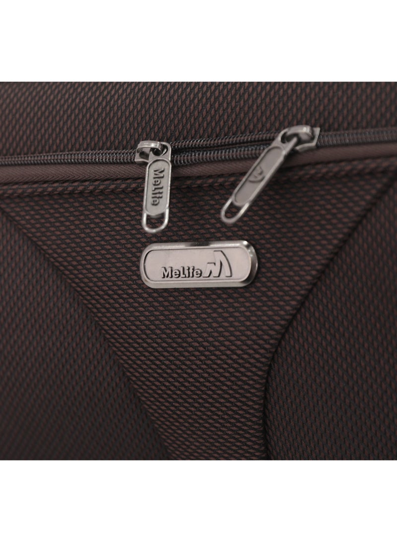 MELIFE 4 Piece Soft Luggage Set | 20", 24", 28", 32" | Lightweight Travel Trolley Bags | 360° Spinner Wheels - Image 4