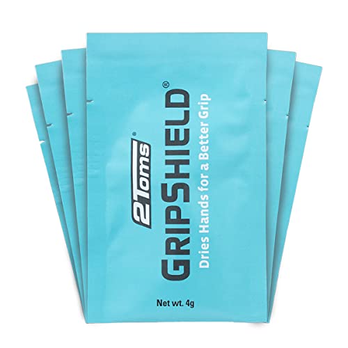 2Toms GripShield NonSticky Grip Enhancer Dry Grip Solution for Sweaty Hands Tennis Pickleball Golf Pole Dancing and Gaming 6 SingleUse Packets - Image 1
