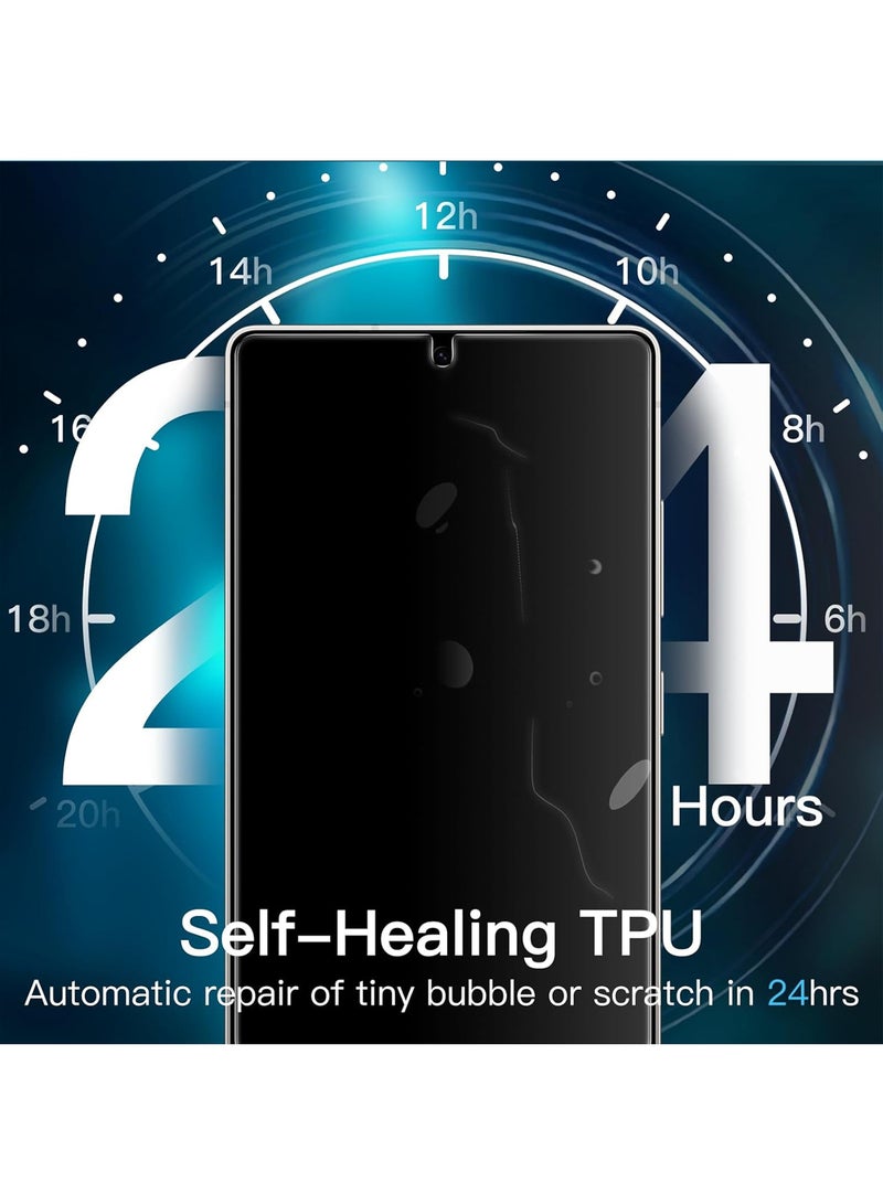 X-level 4 in 1 Samsung Galaxy S25 Ultra Screen Protector HD Clear Protective, Dust-proof frame film, for S25 Ultra 6.8-Inch Flexible TPU Film, Fingerprint ID Compatible, Easy Installation, Perfect Fit, Easy Installation, Protection, Scratch Resistant, Case Friendly (Clear) - Image 4