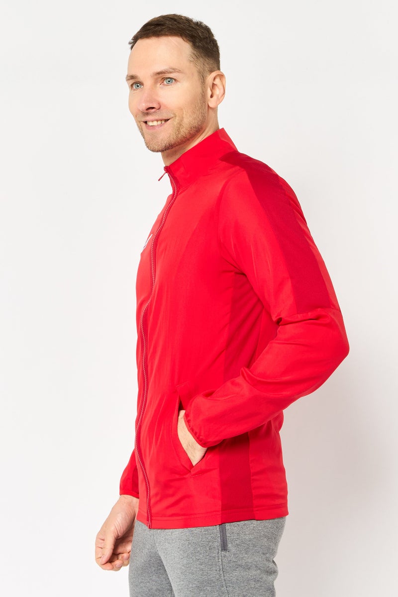 Nike جاكيت كرة القدم للرجال بأكمام طويلة من دري فيت، أحمر - Image 3