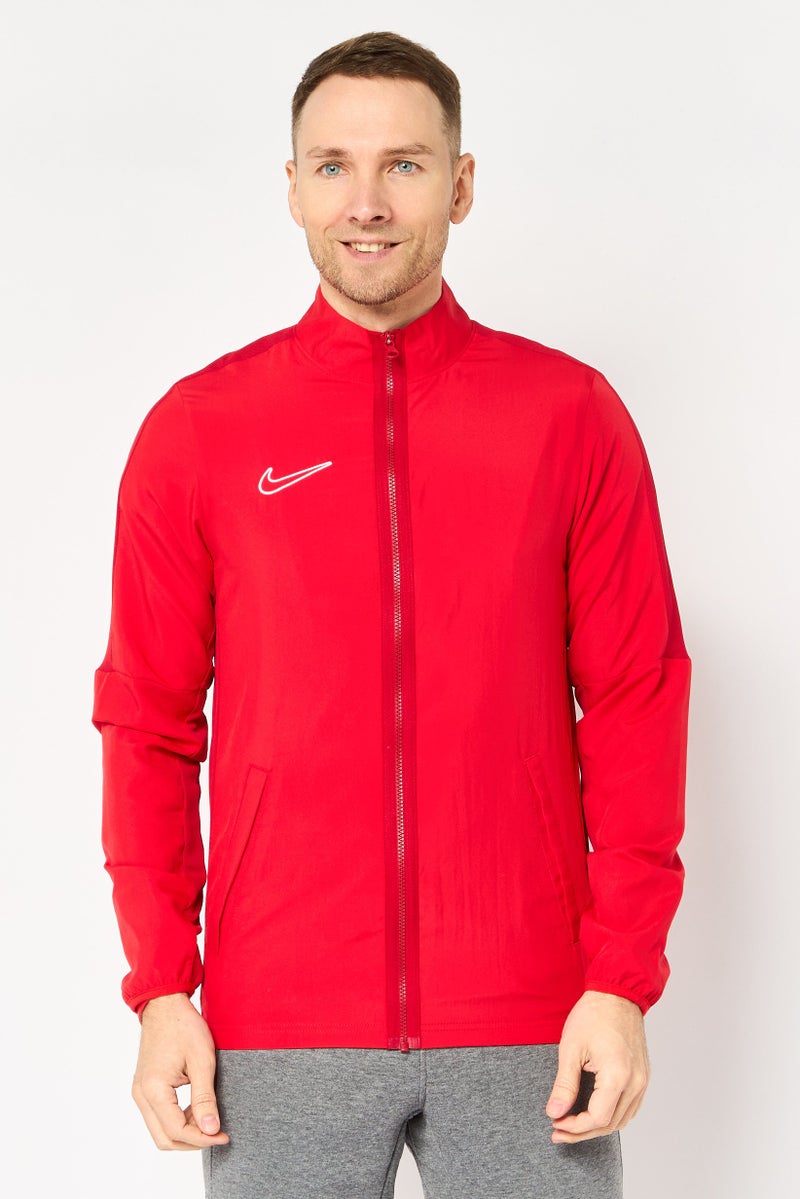 Nike جاكيت كرة القدم للرجال بأكمام طويلة من دري فيت، أحمر - Image 1