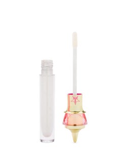 Jeffree Star Cosmetics The Gloss Sky High ~ Metallic Icy White With Pale Green And Gold Reflects  - Image 3