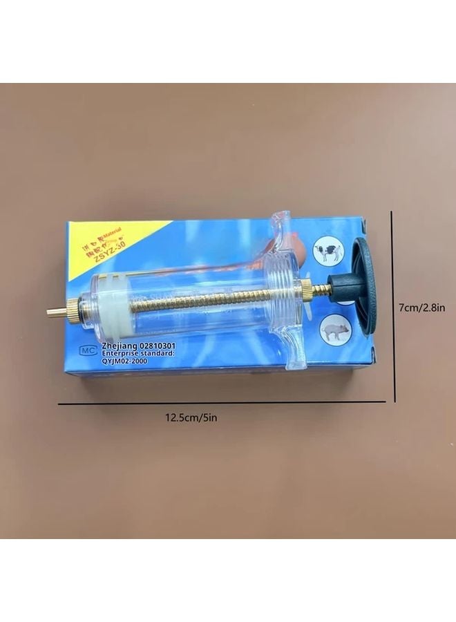 Veterinary Syringe Injector For Animals Pig Cow Sheep Inoculation 1 01oz - Image 1
