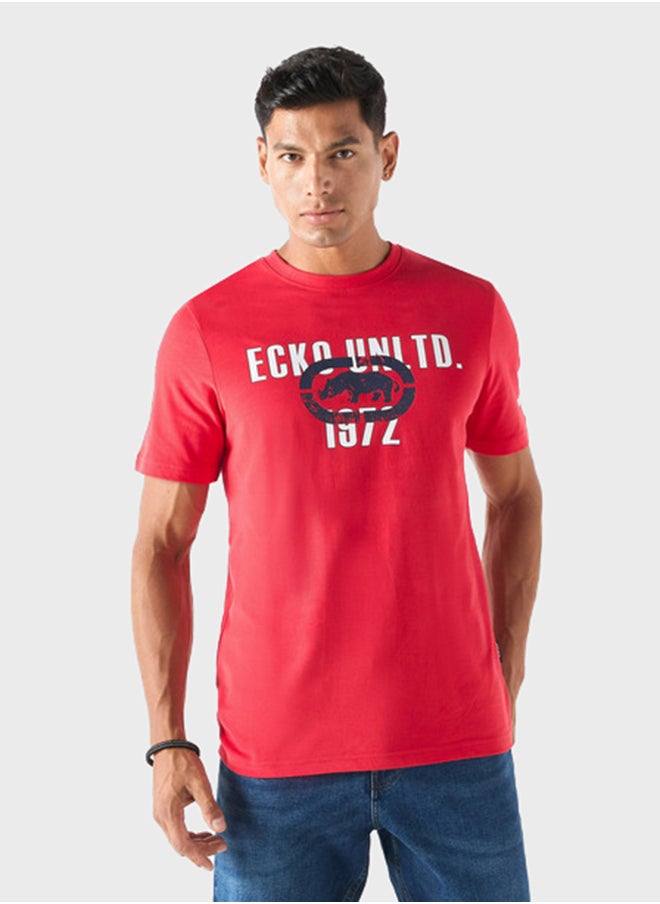 Ecko Unltd. - Print Crew Neck T-Shirt - Image 1