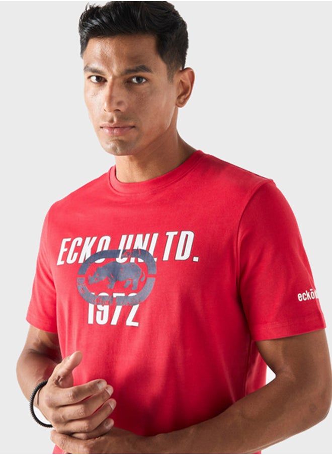 Ecko Unltd. - Print Crew Neck T-Shirt - Image 1