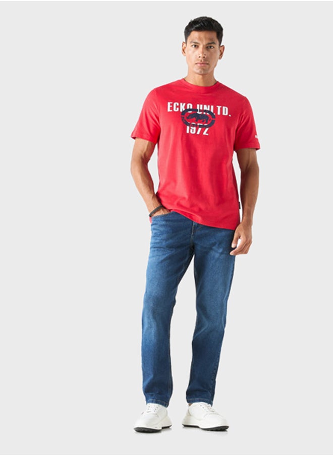 Ecko Unltd. - Print Crew Neck T-Shirt - Image 1