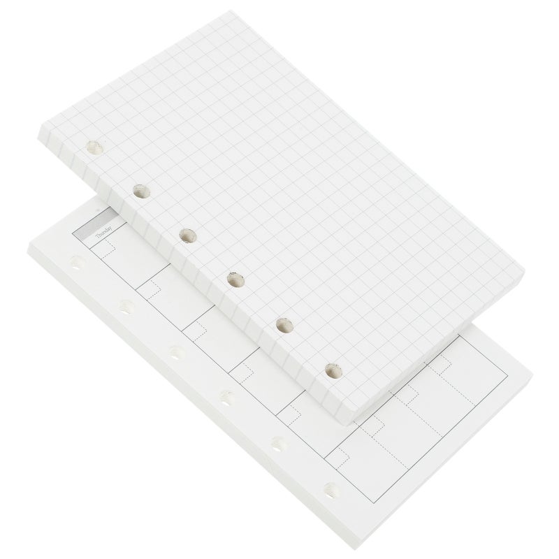 4pcs Mini Binder Paper Notebooks Notebooks Mini Binder Paper Scrapbooks - Image 1