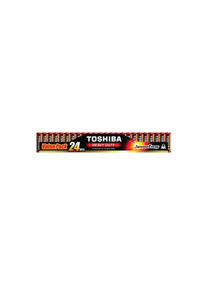 Toshiba - 24-Piece heavy Duty Japanese Energy AA Battery - Image 1