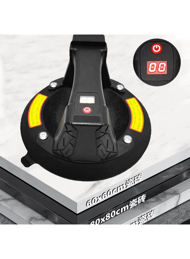 New Pattern Electric 8 Inch Vacuum Suction Cup 200kg Weighing Capacity Heavy Duty Lifter for Granite Tile Glass With Air Pump - Image 4