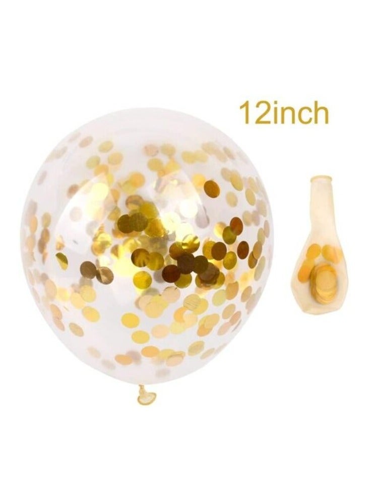 بروماس PROMASS-10Pcs 12 بوصة النثار بالون واضح اللاتكس بالون الزفاف الديكور عيد ميلاد سعيد بالونات لوازم الحفلات - Image 2
