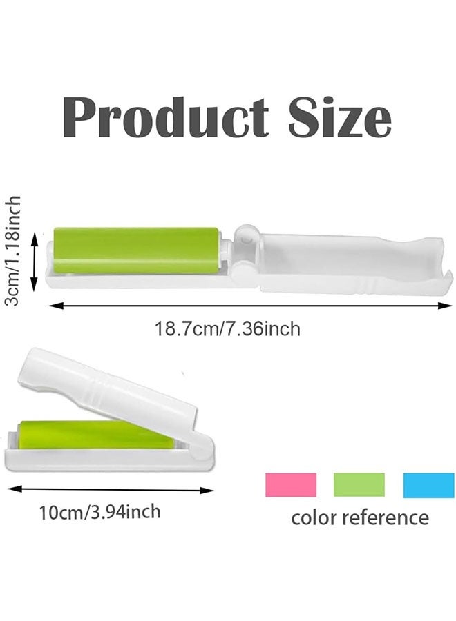 3-in-1 Mini Lint Roller - Washable, Reusable, Foldable Stick It Roller with Cover - Handheld Pet Hair Remover for Carpets, Sofa, Clothes, Furniture, Cars - Image 2