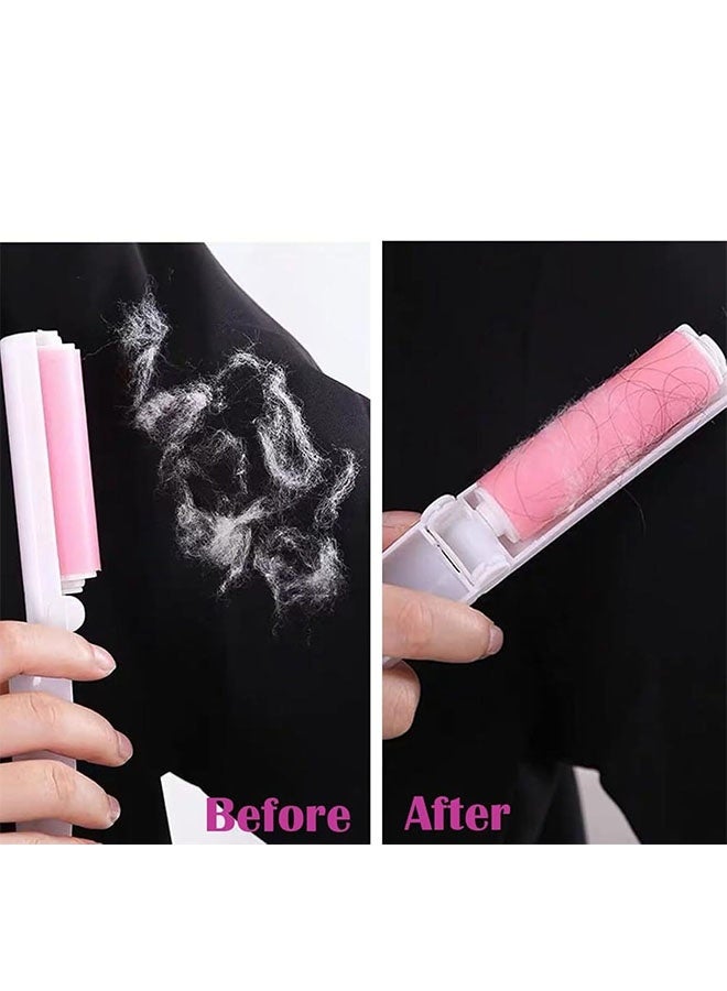 3-in-1 Mini Lint Roller - Washable, Reusable, Foldable Stick It Roller with Cover - Handheld Pet Hair Remover for Carpets, Sofa, Clothes, Furniture, Cars - Image 5