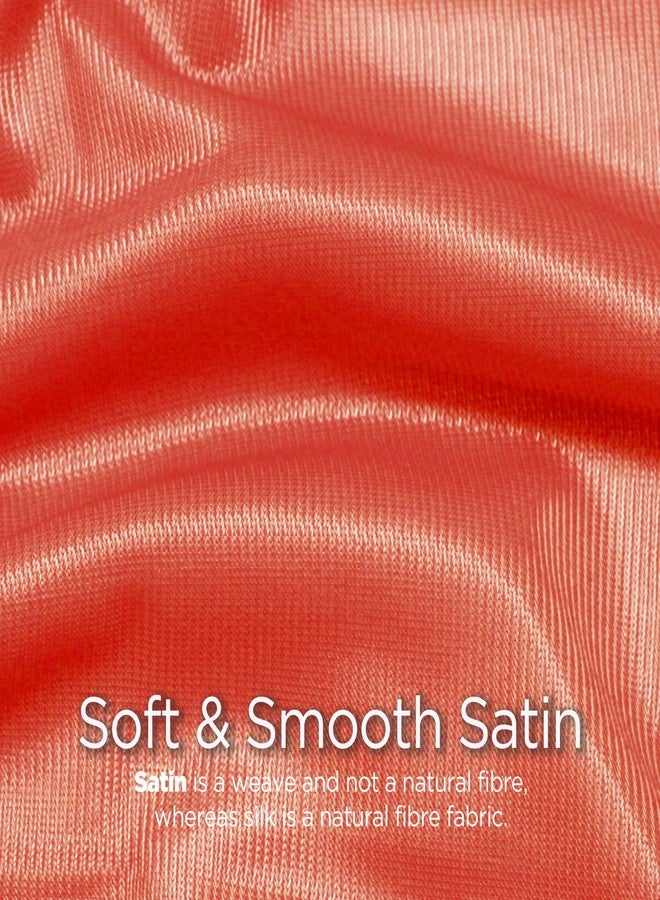 Donna قبعة ساتان للأطفال من دونا، غطاء نوم 3 قطع لغطاء الشعر ساتان ناعم للأطفال (أسود/أحمر/بني) - Image 2