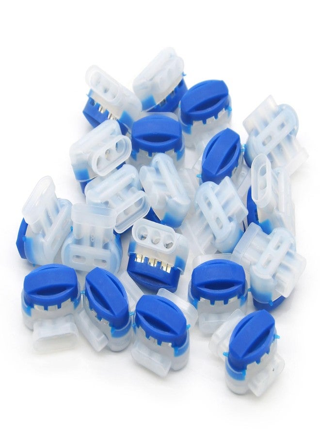 Multisland 20 Pcs Electrical IDC 314-box 3 Way Outdoor Boundary Wire Connector, Self-Stripping Moisture-Resistant Pigtail Connectors for Robotic Lawn Mowers, Irrigation Applications - Image 2