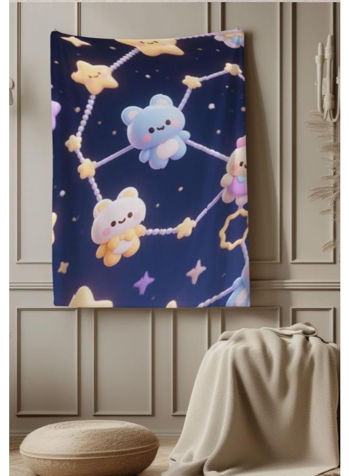 general Baby and children's cartoon flannel thin blanket (warm and comfortable, suitable for sleep, game use) 70cm*100cm - 1013 - Image 2
