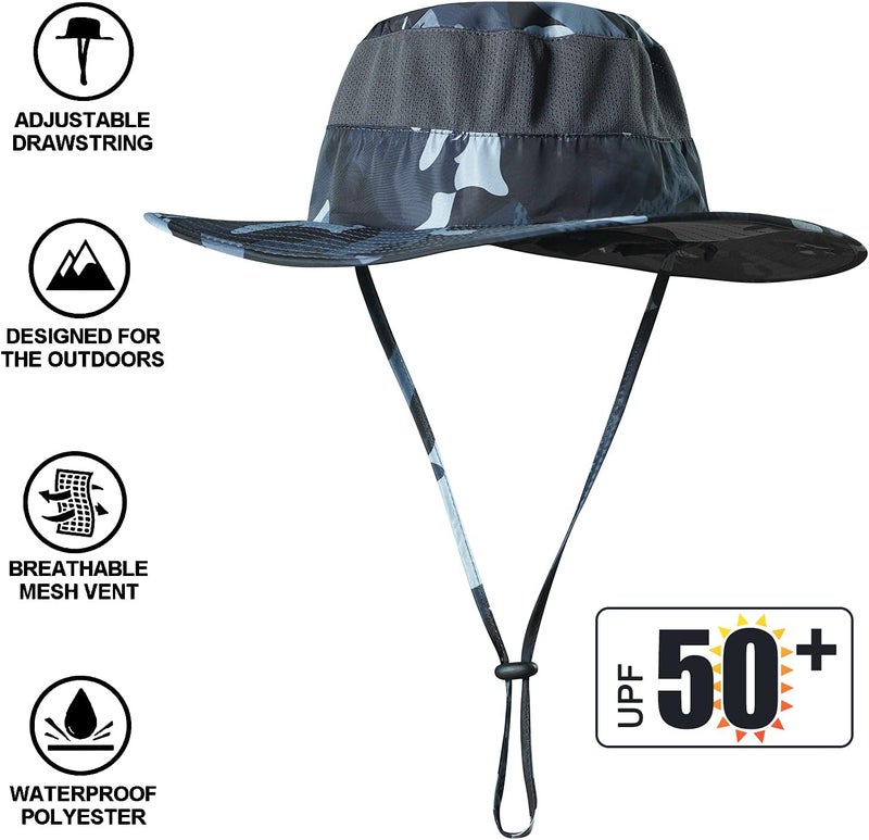 KOOLSOLY Fishing Hat,Sun Cap with UPF 50+ Sun Protection and Neck Flap,for Man and Women - Image 2