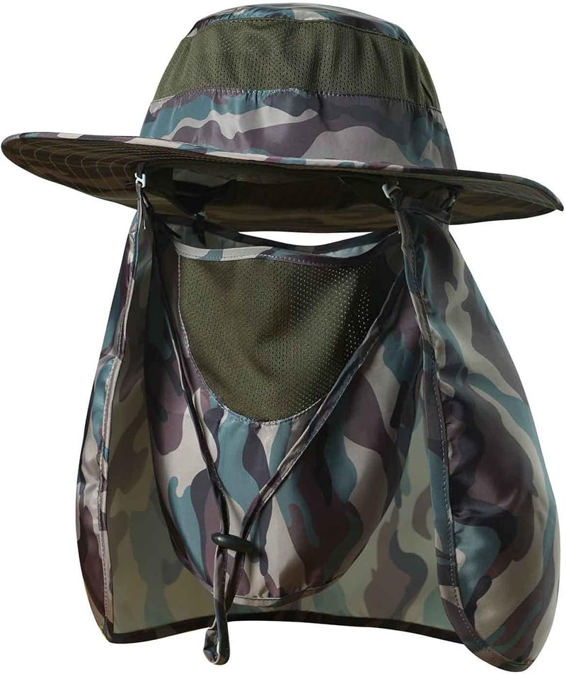 KOOLSOLY Fishing Hat,Sun Cap with UPF 50+ Sun Protection and Neck Flap,for Man and Women - Image 1