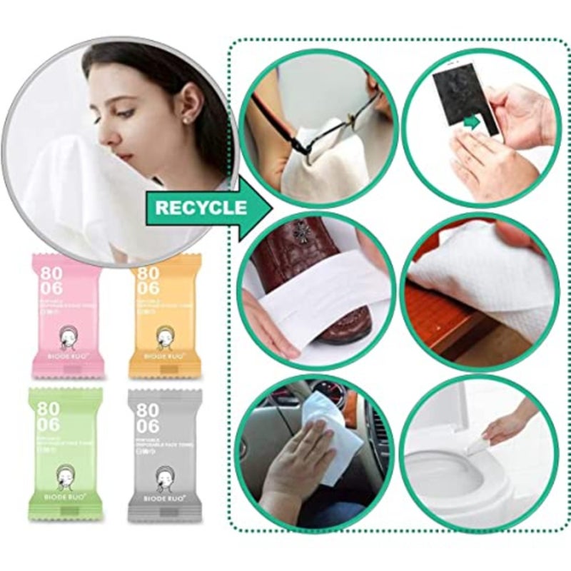 Compressed Towel, Pure Cotton Thickened Disposable Face Towel, Travel, and Camping Emergency Towel, Soft Convenient and Durable, Suitable for Home Hotel and Outdoor Use 20 Pcs - Image 2