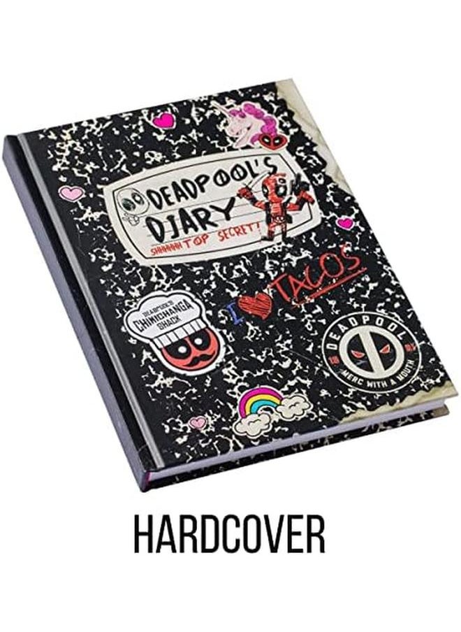 Silver Buffalo - Marvel Deadpool Doodle Sticker Hardcover Journal 6 X 8 Inches - Image 1