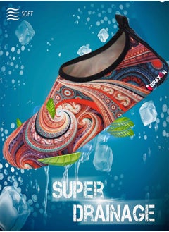 Draxon Water Shoes For Women Men Kids Barefoot Aqua Water Socks Slip-On Swim Beach Shoes For Snorkeling Swimming Fishing Surfing Pool Kayak Beach Running Walking Yoga  - Image 2