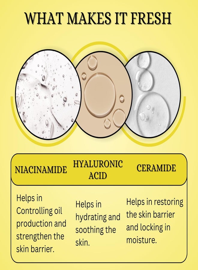 Renon SPF 50 PA+++ Matte Finish Sunscreen for oily Skin | Ceramide + Niacinamide | Non Sticky | No White Cast | - Image 5