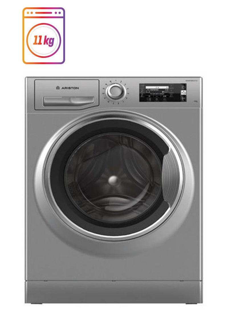 Ariston Front Load Washing Machine 11 kg 220 W NLLCD1165SCADGCC Silver - Image 1
