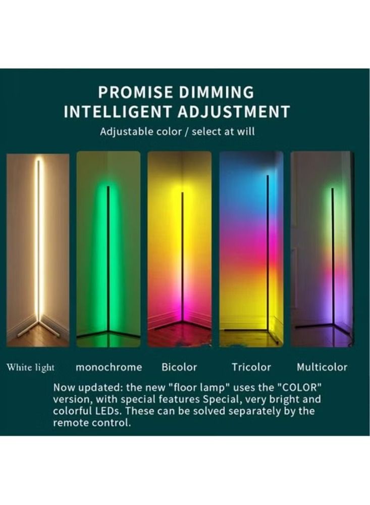 Dreamzon Remote Control LED Light Corner Lamp Multicolour 142cm - Image 3