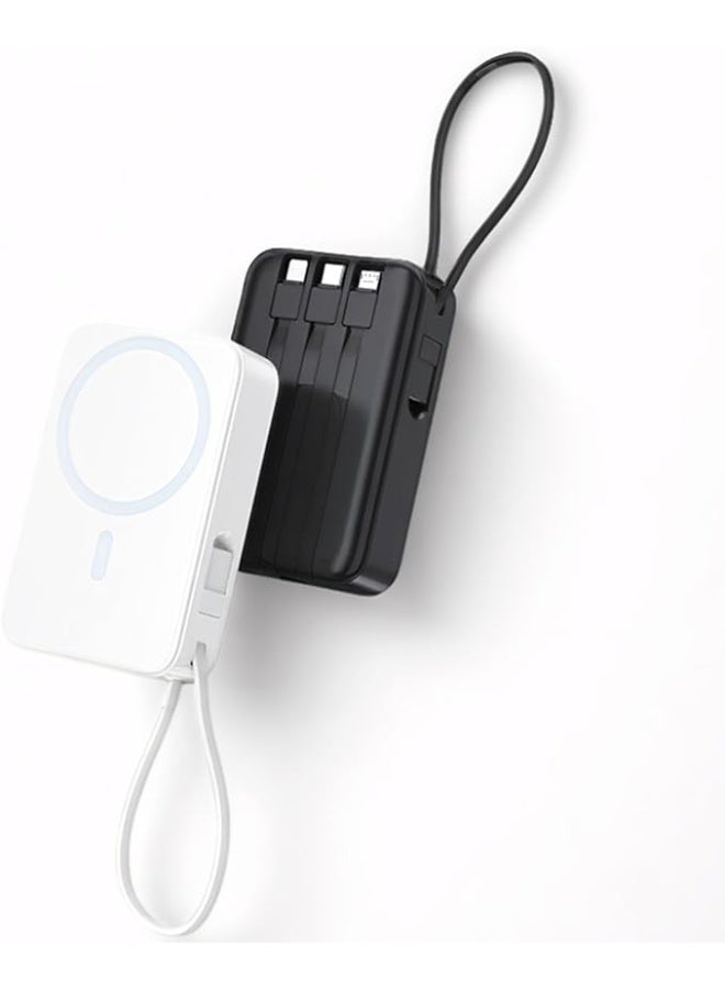 ماجنيتك بنك الطاقة المغناطيسية 10000mAh بطارية الشحن السريع اللاسلكي لـ iPhone16/15/14/13/12 ، شاحن محمول آمن للطائرات - Image 1