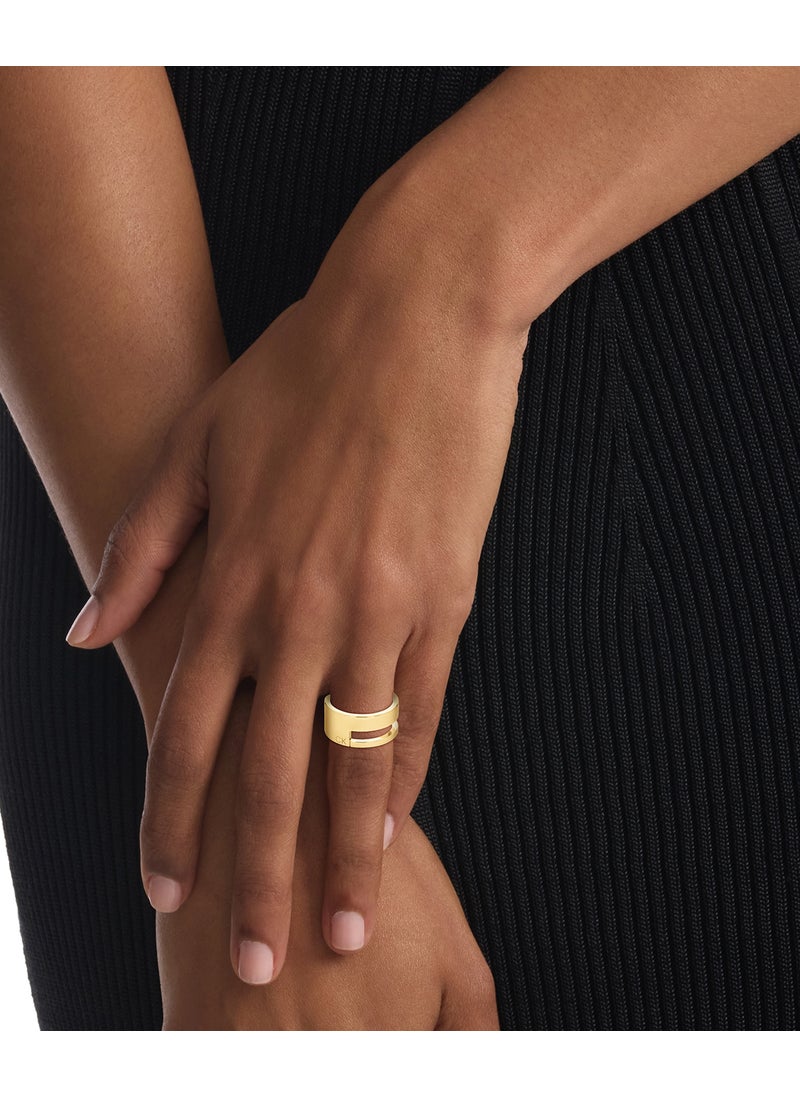 CALVIN KLEIN Geometric Essential Rings  - Image 3