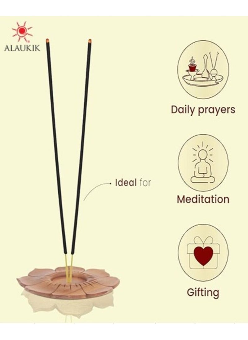 ALAUKIK - Alaukik CAMPHOR Incense Sticks | Made with Natural Plant Based Ingredients | Fragrance for Aroma, Relaxation & Peace, 50g - (Pack of 3). - Image 1