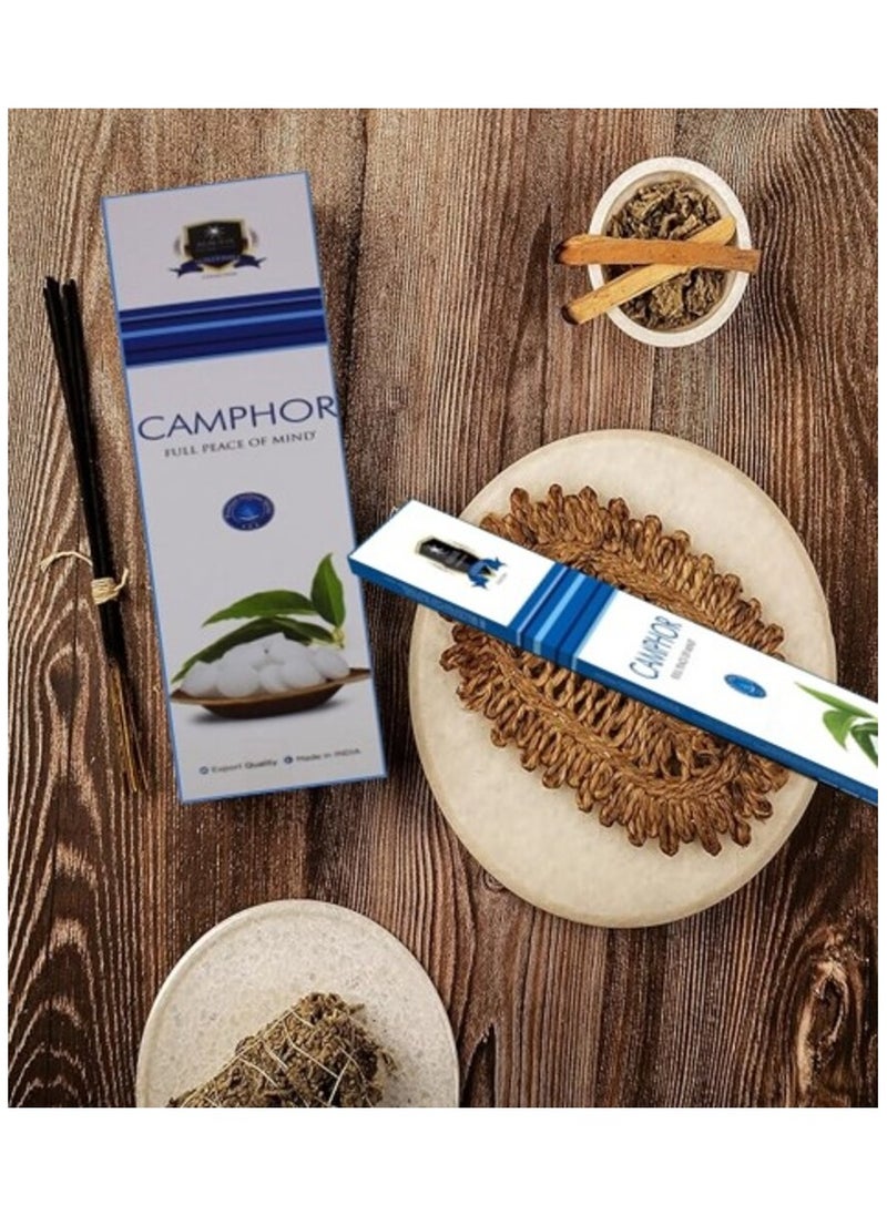 ALAUKIK - Alaukik CAMPHOR Incense Sticks | Made with Natural Plant Based Ingredients | Fragrance for Aroma, Relaxation & Peace, 50g - (Pack of 3). - Image 1