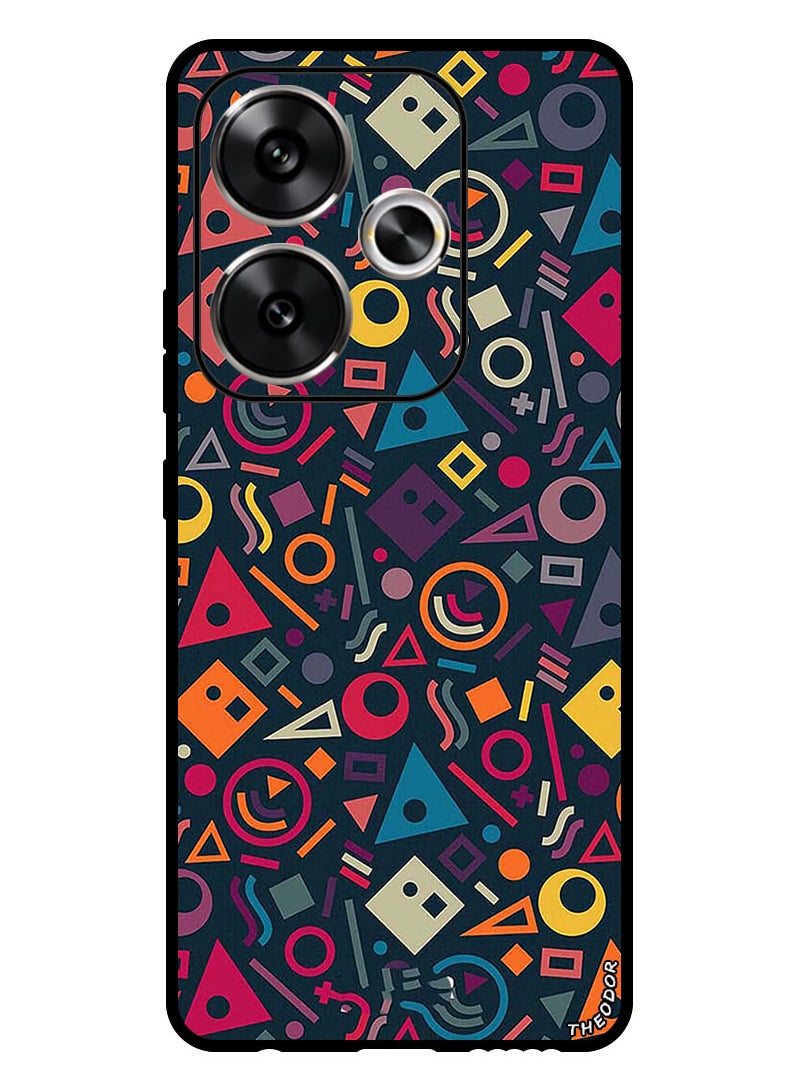 Theodor Protective Case Anti Scratch Shock Proof Bumper Cover For Xiaomi Redmi Turbo 3 Shape Doodles  - Image 1