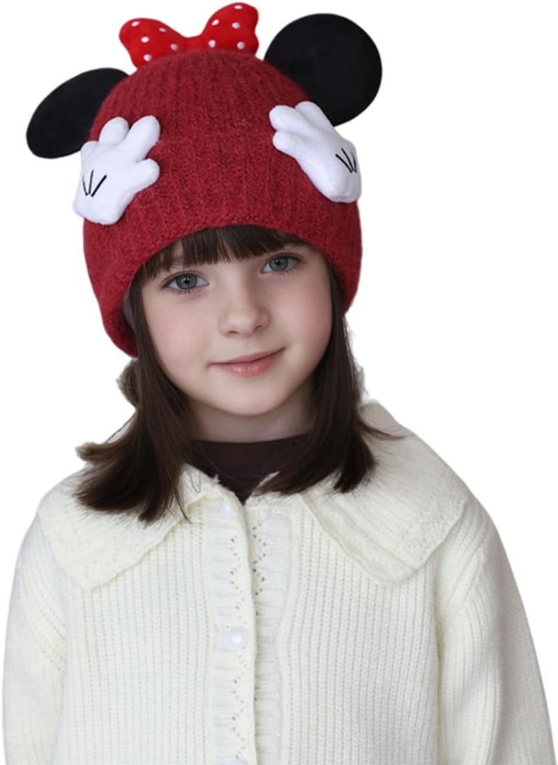 leomoste Baby Beanie Hat Cute Antlers Reindeer Crochet Knitted Hat Winter Warm Cap for Toddler Boys Girls - Image 4