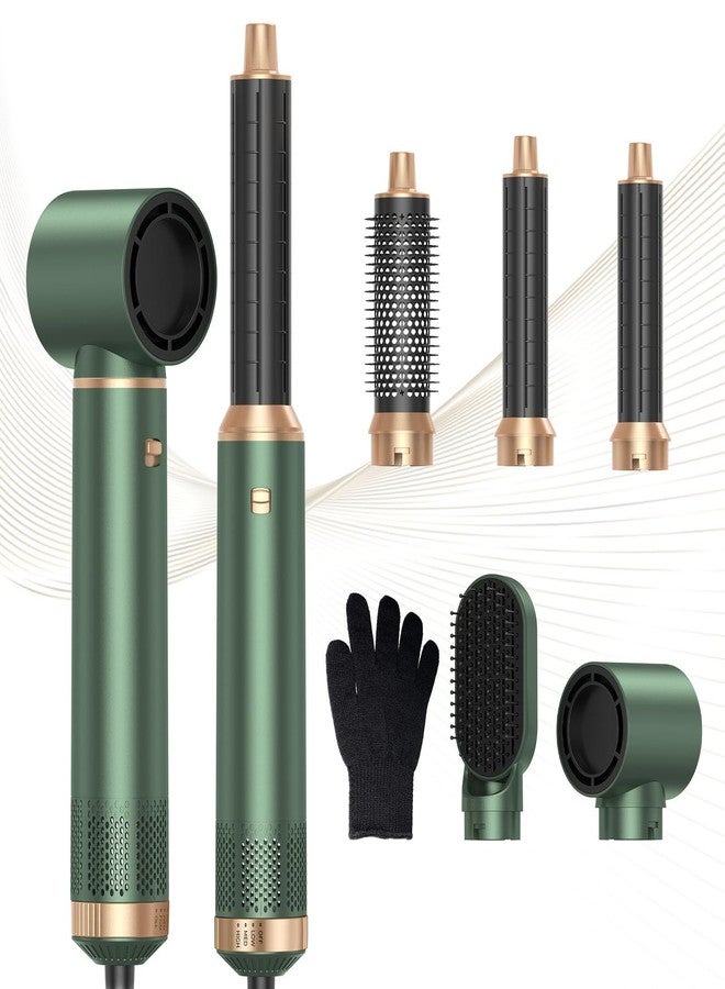 trylater 5 in 1 Blow Dryer Brush, Negative Ion Hair Dryer Brush Set Upgrade Hot Air Brush Air Styler Curling Wrap Air Curler, Curling Iron Hair Styling Tools As A Gift for Straight/Curl/Drying/Smoothing - Image 1