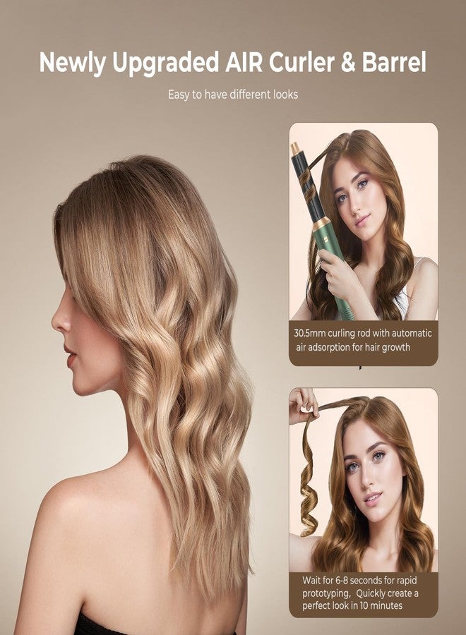 trylater 5 in 1 Blow Dryer Brush, Negative Ion Hair Dryer Brush Set Upgrade Hot Air Brush Air Styler Curling Wrap Air Curler, Curling Iron Hair Styling Tools As A Gift for Straight/Curl/Drying/Smoothing - Image 2