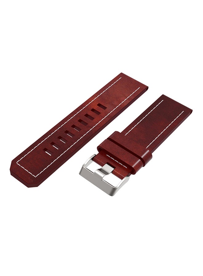 Voberry Replacement Band Strap For Garmin Fenix 5X/5X Plus Brown - Image 2