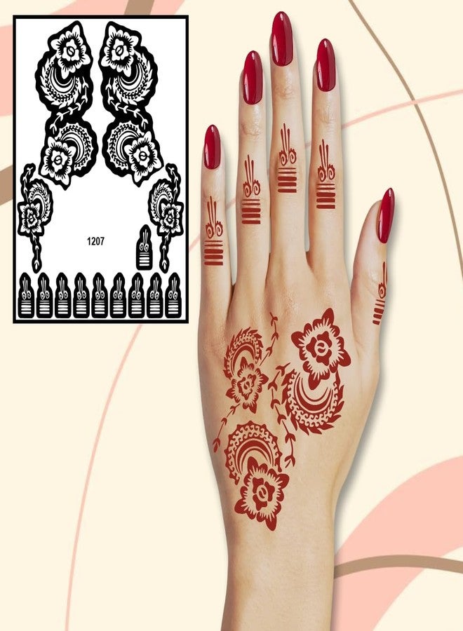 ORDERSHOCK Mystic Henna Stencil Sticker For Ready To Festival Vibe - Image 4