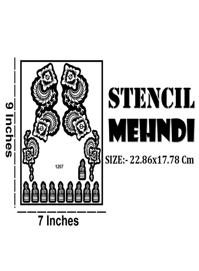 ORDERSHOCK Mystic Henna Stencil Sticker For Ready To Festival Vibe - Image 3