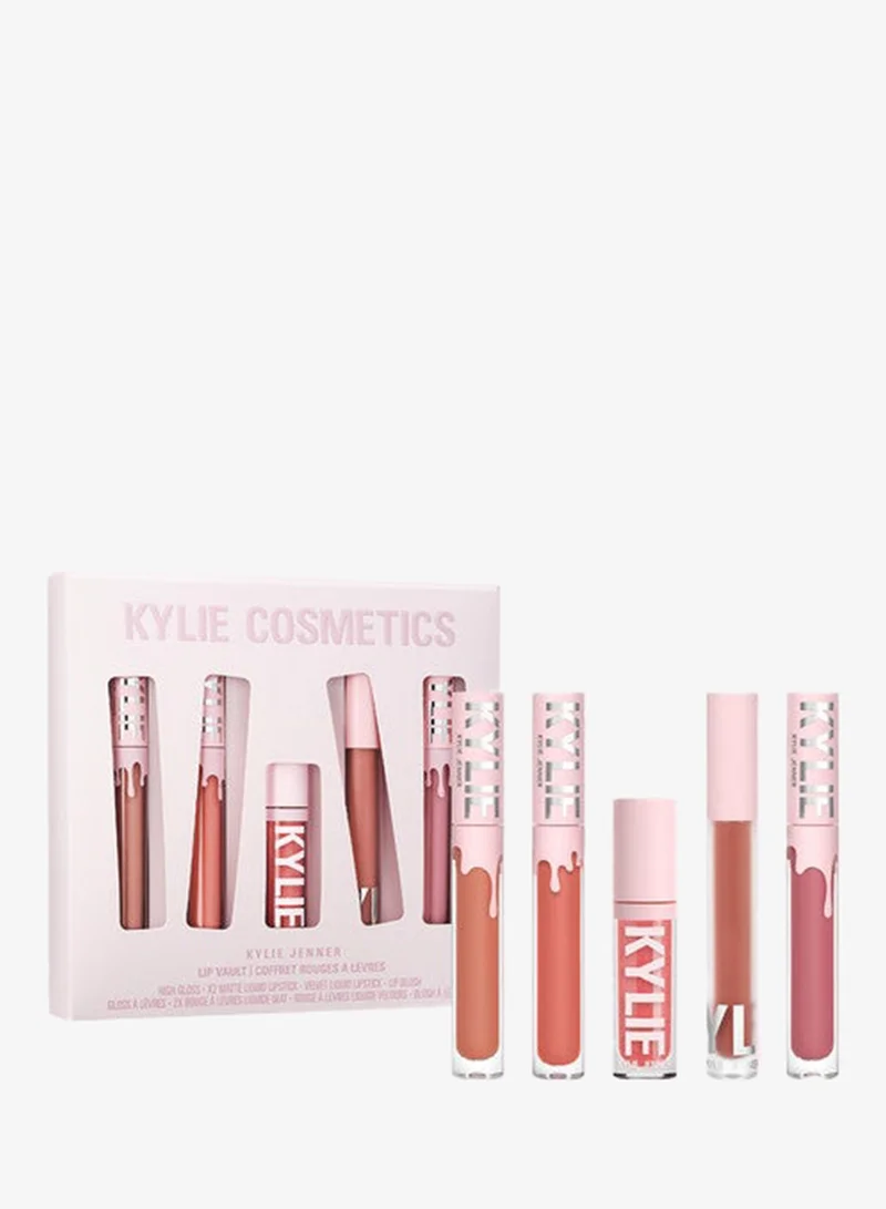 كايلي كوزماتيكس كايلي كوزماتيكس طقم هدايا الأعياد ليب فولت المكوّن من 5 منتجات
