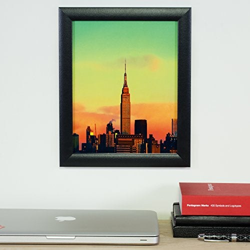 Craig Frames 1WB3BK 24 by 24-Inch Picture Frame, Smooth Wrap Finish, 1-Inch Wide, Black - Image 2