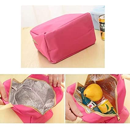 SHB SHB Cartoon Animal Print Lunch Bag Portable Insulated Cooler Bags Thermal Food Picnic Lunch Box Women Kids Lunch Box Tote Cartoon Canvas Thermal Lunch Bags  - Image 2