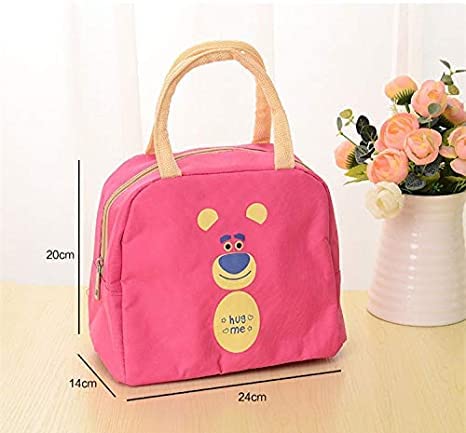SHB SHB Cartoon Animal Print Lunch Bag Portable Insulated Cooler Bags Thermal Food Picnic Lunch Box Women Kids Lunch Box Tote Cartoon Canvas Thermal Lunch Bags  - Image 5